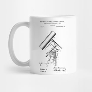 Telescope Patent Black Mug